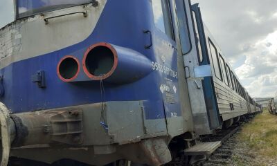 Automotor nr. AMX 1700 – ansamblu compus din automotor nefuncțional – 37 tone și remorcă nefuncțională - 23 tone.