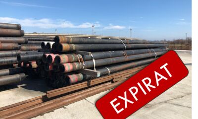 Colete cu burlane de foraj și țevi extracție - a doua licitație