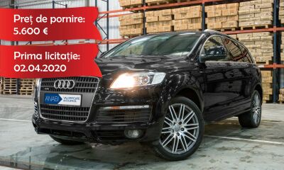 Bun mobil ce urmează a fi valorificat de către ANABI - Audi Q7 (S Line)