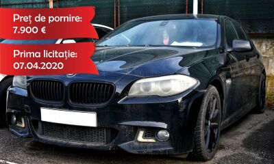 Bun mobil ce urmează a fi valorificat de către ANABI: BMW 525D – 200 CP