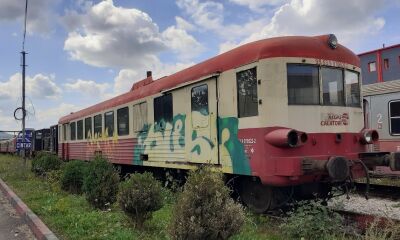 Automotor AMX 4522 – ansamblu compus din automotor nefuncțional – 35 tone și remorcă nefuncțională - 32 tone.