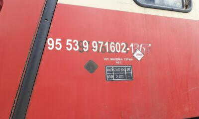 Vagon motor nr. 1602 – nefuncțional – 40 tone.