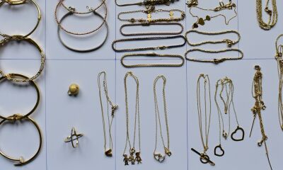 Metale prețioase (30 bucăți bijuterii din aur 585%)