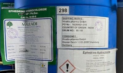 LOT 2 - EFEDRINA CLORHIDRAT: 500 kg (redus cu 25%)