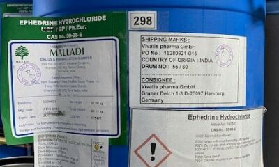 LOT 3 - EFEDRINA CLORHIDRAT: 500 kg (redus cu 25%)