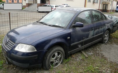 Autovehicul marca	VOLKSWAGEN Tipul PASSAT 1.9 TDI, an 2001, 128 cp