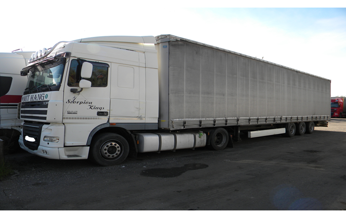 KRONE brand semi-trailer