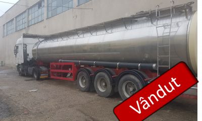 Ansamblu rutier compus din autoutilitară autotractor Iveco Magirus și semiremorcă cisternă Srema Butterfield 05.10.2017
