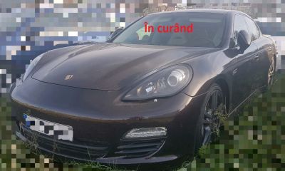 Bun mobil ce urmează a fi valorificat de către ANABI - autoturism Porsche Panamera