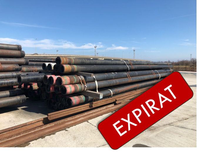 Colete cu burlane de foraj și țevi extracție -  a doua licitație