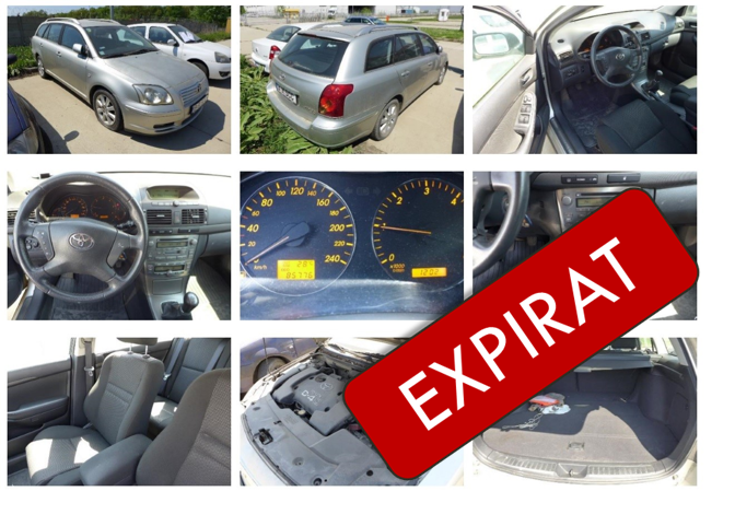 Autoturism marca Toyota Avensis - a doua licitație 