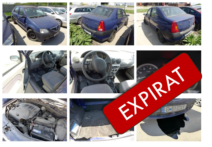 Autoturism marca Dacia Logan 1.461 cc, a doua licitatie