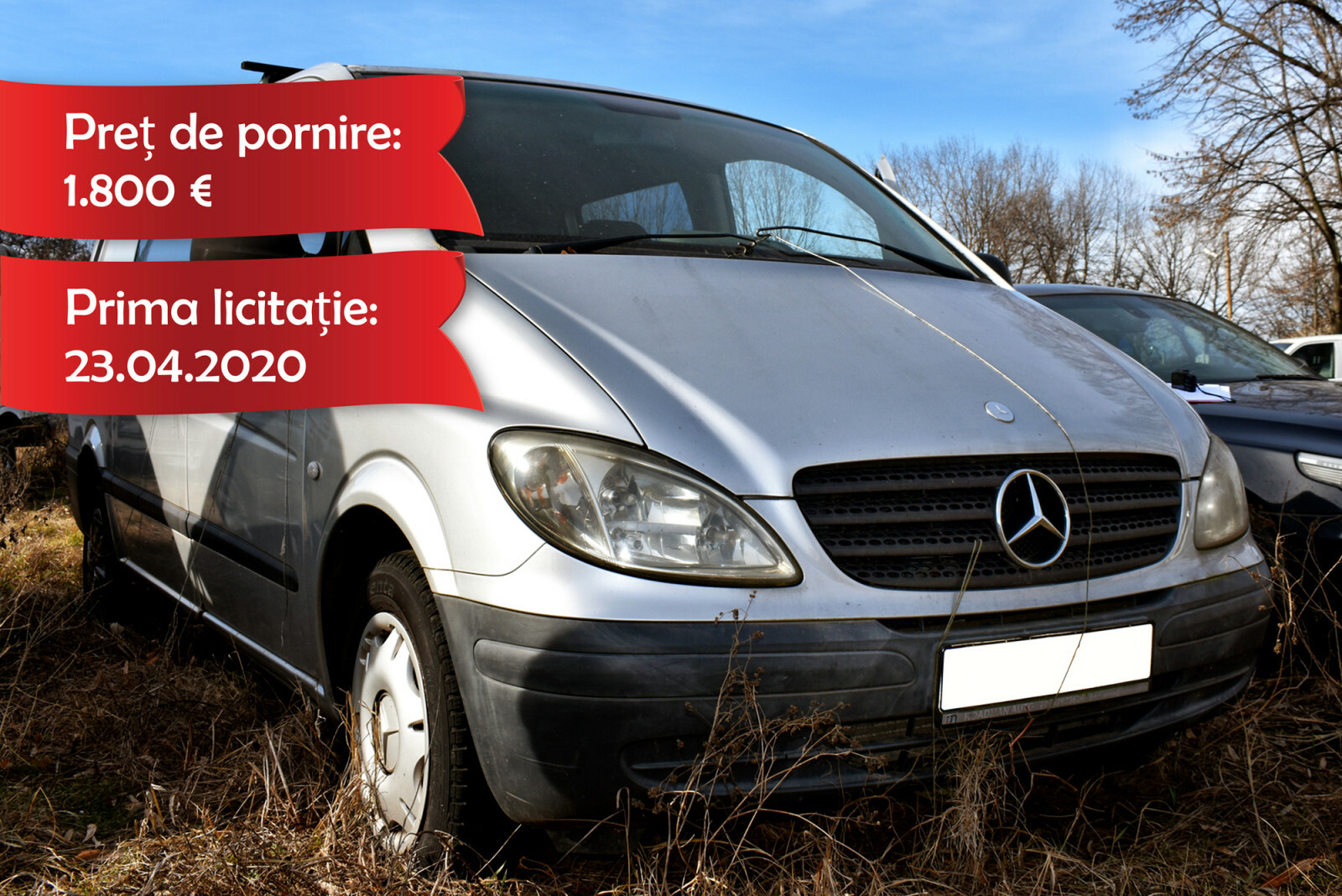 Bun mobil ce urmează a fi valorificat de către ANABI: MERCEDES-BENZ VITO 111 CDI