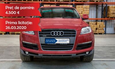 Bun mobil ce urmează a fi valorificat de către ANABI - Audi Q7 (Red)