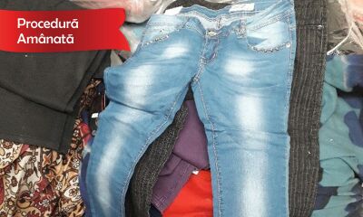 Stoc de marfă constând în 7.704 perechi pantaloni bărbați și damă - prima licitație