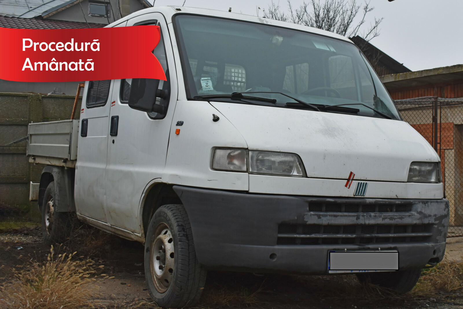 Autoutilitară marca FIAT - Ducato an 1998, prima licitație