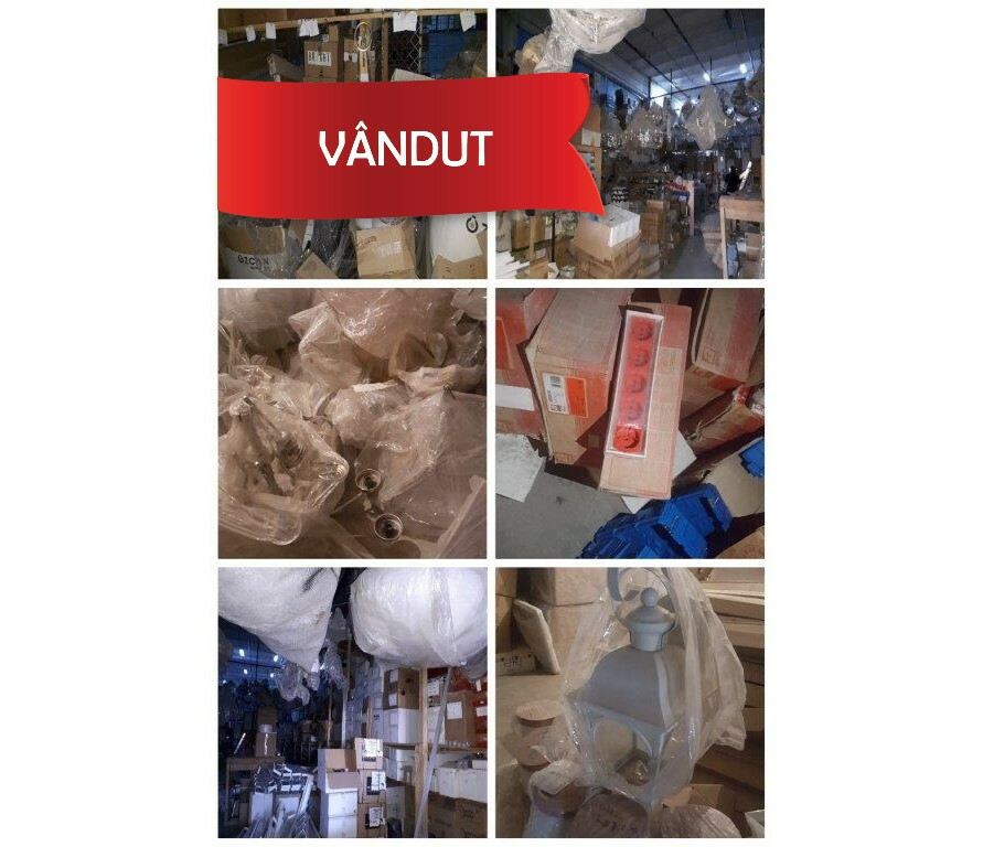 Stoc marfa corpuri de iluminat, lampi, lustre, plafoniere