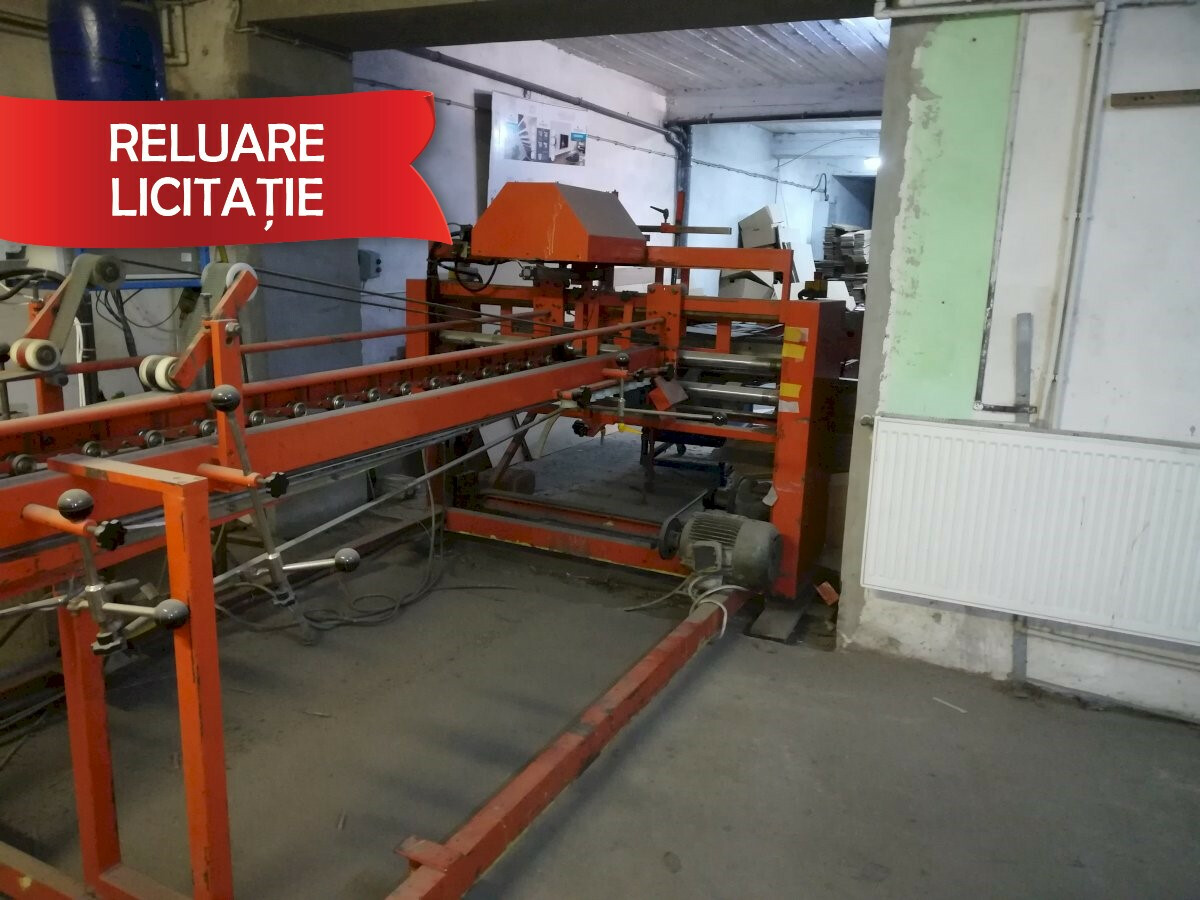 Mașină de confecționat cutii: echipament îndoire și lipire (a III-a licitatie)