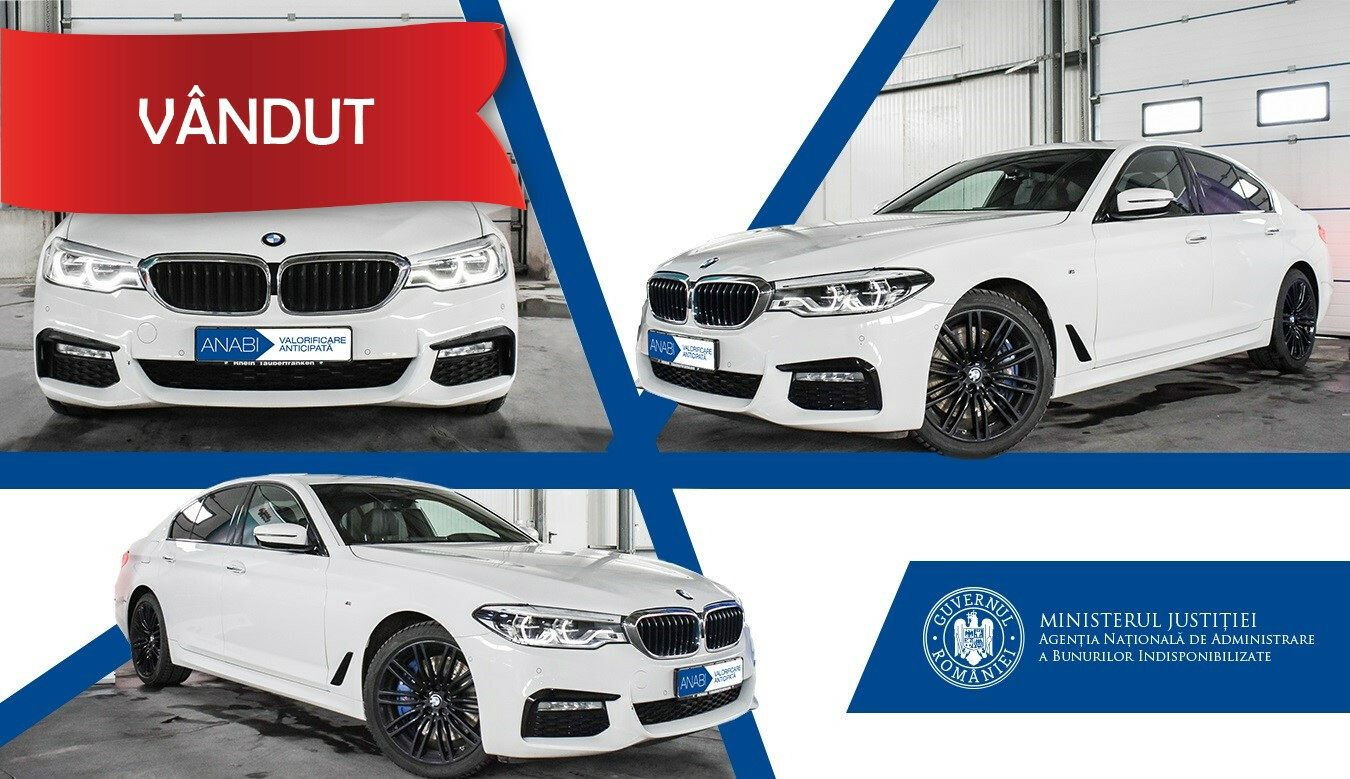 Autoturism BMW 540d xDrive (an 2017) - a doua licitație