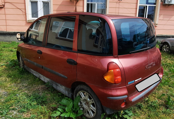Autovehicul marca	FIAT Tipul MULTIPLA 1.9 JTD ELX5
