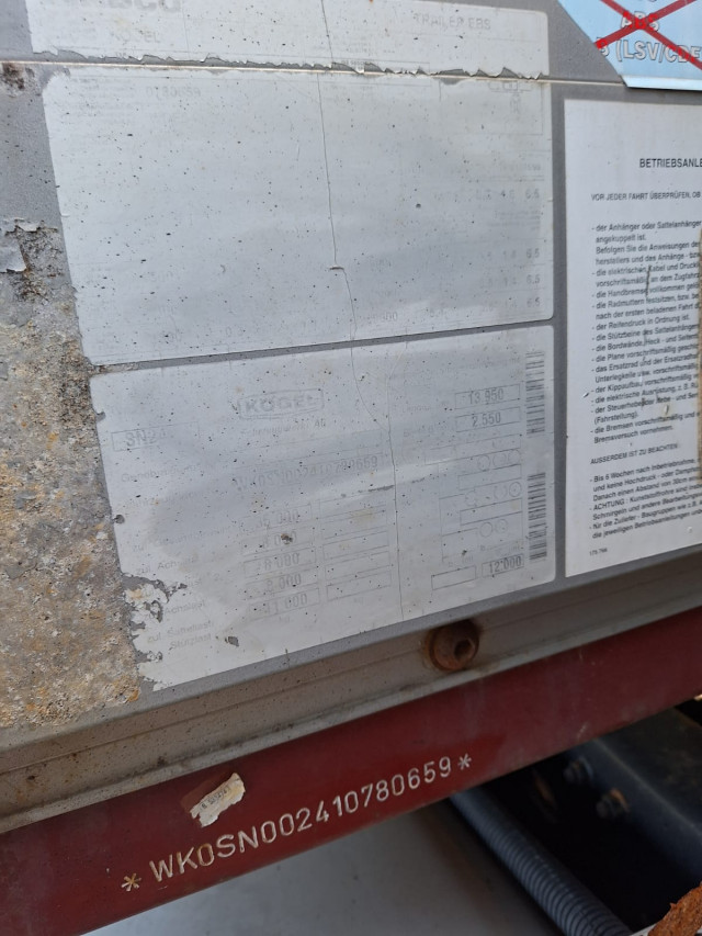 Remorcă KOGEL SN 24 (redusă cu 50%)