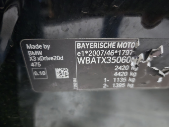 LICITATIE BMW X3 XDrive 2.0D